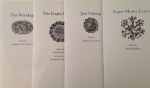 Grey Suit chapbooks
